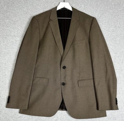 Blazer BOSS Hugo Boss para Hombres 42R Marrón Micro Pata de Gallo Elastizado The Coast_US Foto 1 de 4