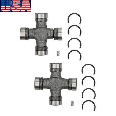 2Pc Premium Driveshaft Universal Joint Front Rear Moog 534G Universal */ - Image 1 of 4
