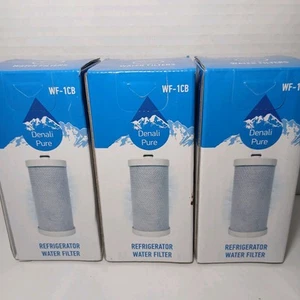3PK Denali Pure Refrigerator Water Filter WF-1CB Compatible w Frigidaire Sealed - Foto 1 di 4