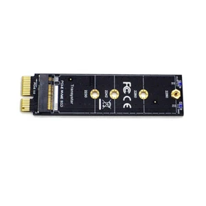 PCIE to M2 Adapter NVMe SSD M2 PCIE X1 Raiser PCI-E M Key 2280 M.2 SSD - Photo 1/12