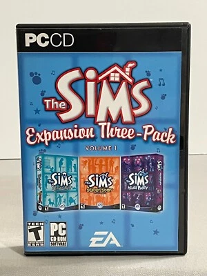 The Sims Expansion Three-Pack Volume 1 (PC 2005) Unleashed Superstar House Party - Image 1 of 4