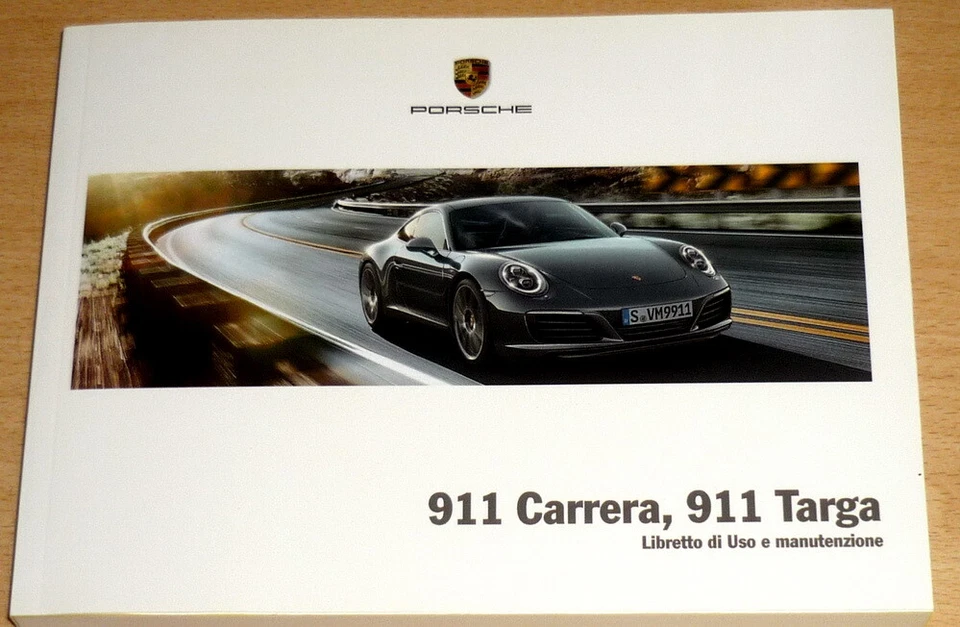 Porsche 911 Carrera/Targa (991).Libretto uso manutenzione.Anno 2016 - Immagine 1 di 1