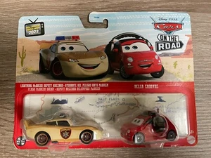 DISNEY PIXAR CARS MCQUEEN DEPUTY HAZZARD & BELLA CADAVRE 2-PACK - Picture 1 of 1