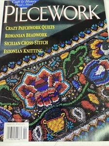 PIECEWORK Magazine - March/April 1998 - CRAZY PATCHWORK QUILTS - ROMANIAN LS - Picture 1 of 1