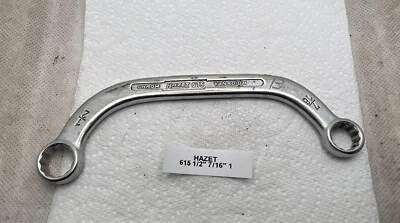 Hazet 615 1/2” X 7/16” - Double Box-End Wrench Bent Style 12-Point - Image 1 of 4