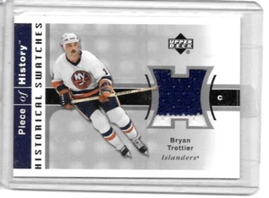 BRYAN TROTTIER 2002 UD PIEZA DE HISTORIA JUEGO DE MUESTRAS HISTÓRICAS USADO PARCHE DE 2 CL - Imagen 1 de 1
