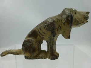 VTG Cast Metal Hound Dog Blood Hound Figurine, Painted, Manoil Co, Happy Farm - Picture 1 of 9
