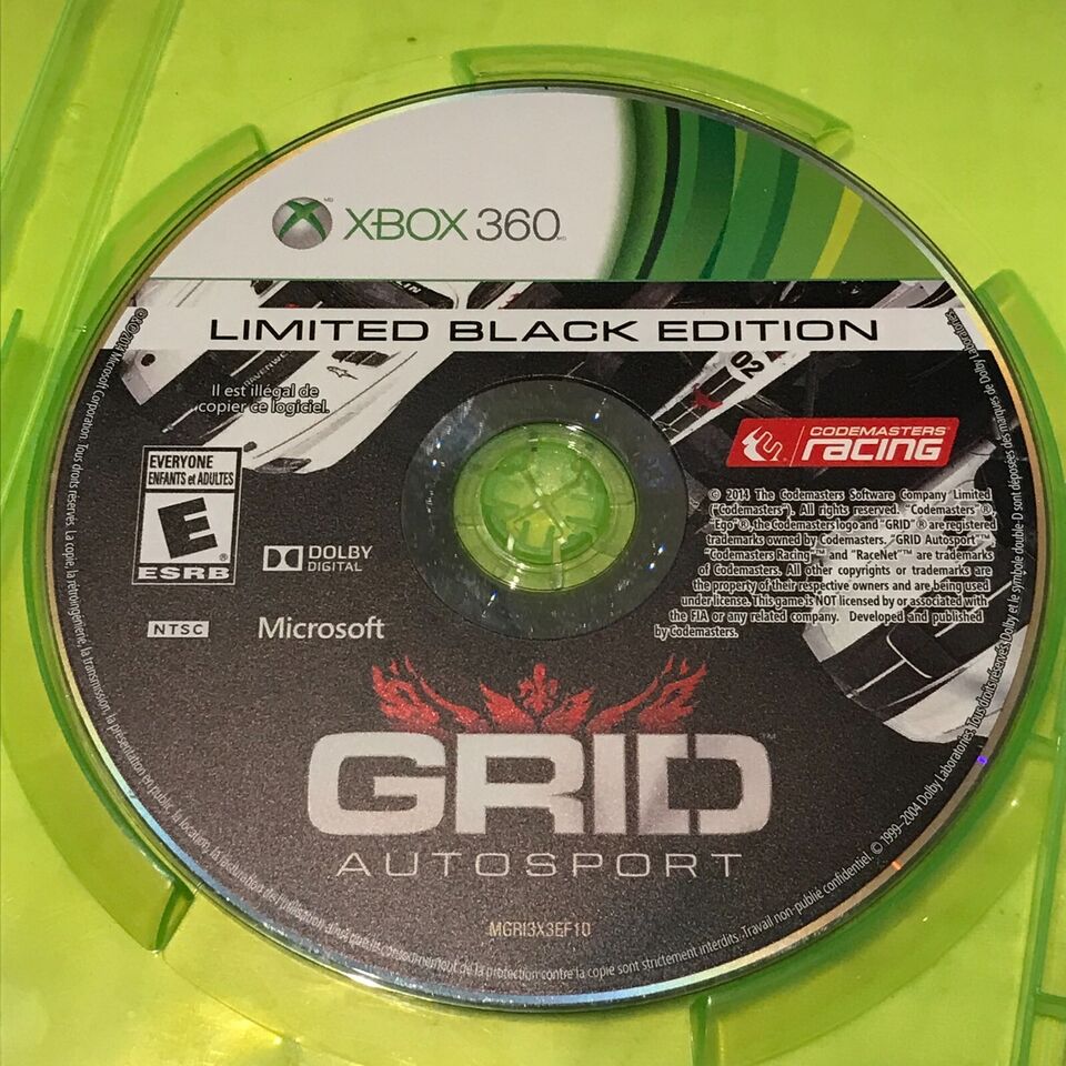  GRID Autosport: Black Edition - Xbox 360 : Namco Bandai Games  Amer: Video Games