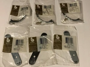 NEW Belwith P375-SM Drawer Pull Silver Medion & Backplate P394-SM LOT -FREE SHIP - Picture 1 of 7