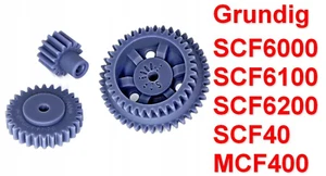 Satz 3 Zahnräder für Grundig SCF6000 SCF6100 SCF6200 SCF40 MCF400 - Bild 1 von 4