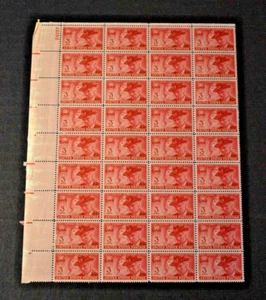 1949 US Scott #985 Block 36 - 3 Cent - GAR - MNH/OG/VF-XF - Picture 1 of 2