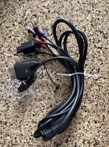 Gigaware Universal AV Connector Component Gaming Cable for PS3 PS2 XBOX 360 Wii - Picture 1 of 2