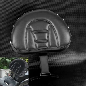 Almohadilla de respaldo ajustable para conductor piloto con clavos aptos para Harley Fatboy Softail 07-17 - Imagen 1 de 5