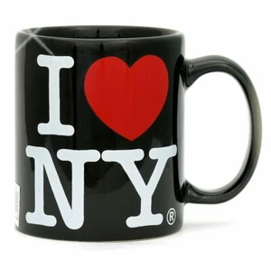Black Classic I Love NY Mug - Picture 1 of 2