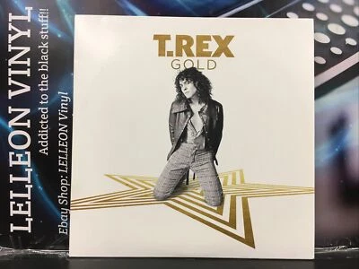 T.Rex Gold Double Compilation LP Album Vinyl Record DEMREC284 Rock 70’s Bolan - Image 1 of 4