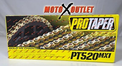 Pro Taper 520 MX1 Chain 120 Link Protaper Gold KTM  KX YZ CR RM 250 450 021708 - Image 1 of 4