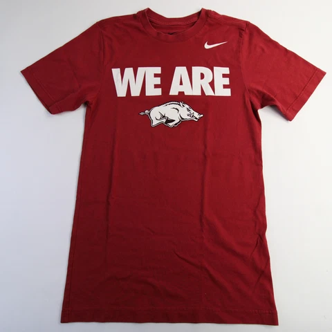 Arkansas Razorbacks Nike Dri-Fit Short Sleeve Shirt Men's Burgundy Used Cover