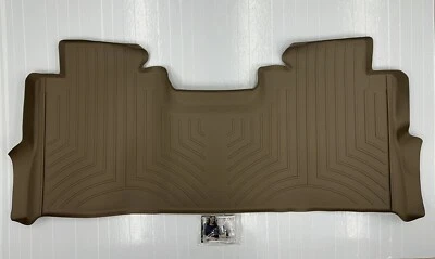 Forro de piso trasero WeatherTech 4510122 tostado Ford F-250 2017-2022 segunda fila Foto 1 de 4