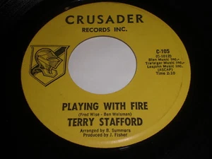 Terry Stafford - Playing With Fire / I'm Touch A Star 45 - Picture 1 of 1