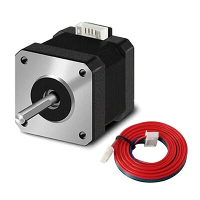 42 Stepper Motor 34mm high 1.8° Torque 15Ncm (22.3oz.in) Low Noise 2-Phrase ... - Image 1 of 4