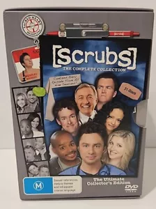 Scrubs Complete Season Series 1 2 3 4 5 6 7 8 & 9 DVD Box Set Reg 4 - Picture 1 of 2
