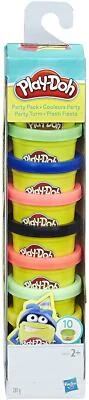 Play-Doh 22037EU6 Party Turm Knete 10 Farben Dosen kreatives Spielen 280 g