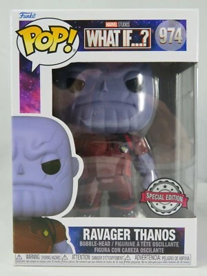 Marvel Funko Pop - Ravager Thanos - What If? - No. 974 - Free Protector - image 1 of 4