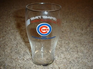 Chicago Cubs Game Time Budweiser pint glass 16 oz 2003 NL Division Champions MLB - Picture 1 of 7