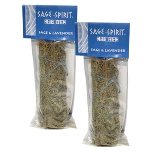 2pc Large Sage & Lavender Smudge Sticks 7" Cleansing Purification Rituals - Picture 1 of 1
