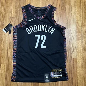 Camiseta deportiva Nike NBA Brooklyn Nets Swingman 72 grande notoria CD7062-010 para hombre talla M - Imagen 1 de 9