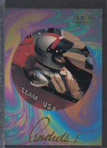 Mario Andretti in Car  1992 Hi-Tech Mario Andretti #35  - Picture 1 of 2