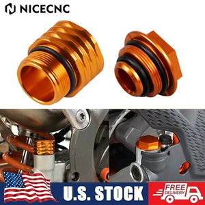 CNC Rear Brake Reservoir Extender Cap For KTM 150 250 300 XCW XC-W TPI 2005-2022 - Picture 1 of 12