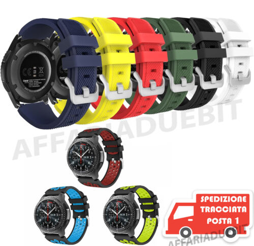 Cinturino silicone Huawei Watch GT 3 46mm amazfit GTR 47mm GTR 2 2e GTR 3 PRO