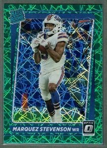 2021 Donruss Optic Marquez Stevenson Rated Rookie Green Velocity Prizm Bills RC - Picture 1 of 2