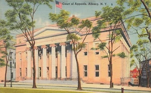 POSTKARTE Berufungsgericht, Albany, NY - Leinen - Bild 1 von 2