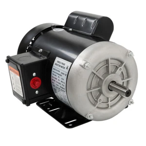 1 HP Electric Motor 5/8'' shaft 115/230V 1750rpm 56 Frame Equipment New - Picture 1 of 13