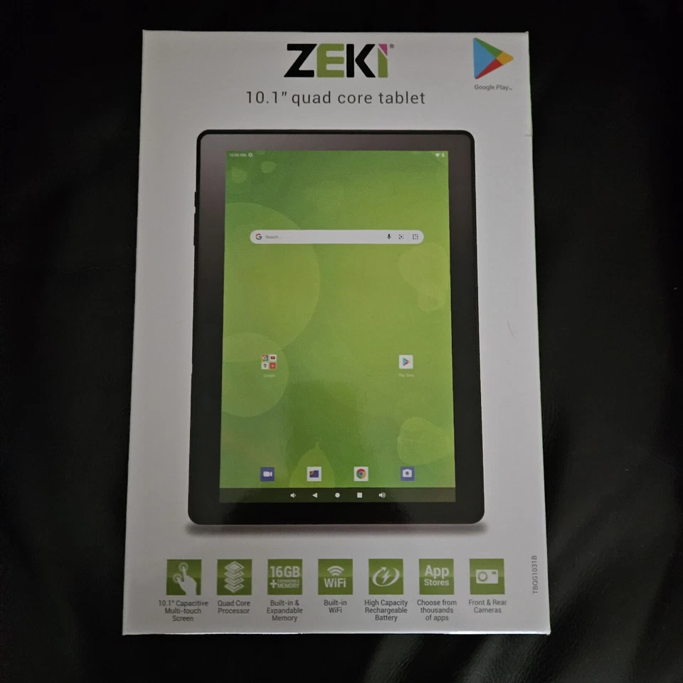 TABLET ZEKI 10.1" QUAD CORE 16GB CÁMARA WI-FI Foto 1 de 4