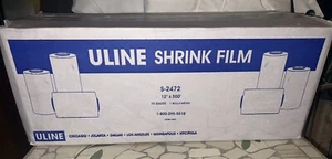 ULINE PVC Schrumpffolie, 12" x 75 Gauge x 500' Rolle - Bild 1 von 2