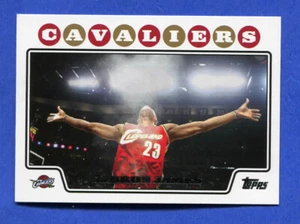 2008-09 Topps LEBRON JAMES #23 Iconic Chalk Toss SP Rare Lakers Hot!! - Picture 1 of 2