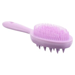 Langer Griff Shampoo Bürste Duschreiniger Reise Haar Kopfhaut Schrubber für - Bild 1 von 12