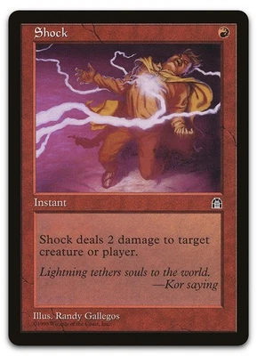 Shock (NM) Stronghold STH Magic MTG - Image 1 of 2