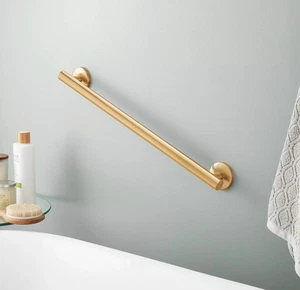 Signature Hardware 482905 18" moderner Haltegriff - gebürstetes Gold - LESEN - Bild 1 von 2