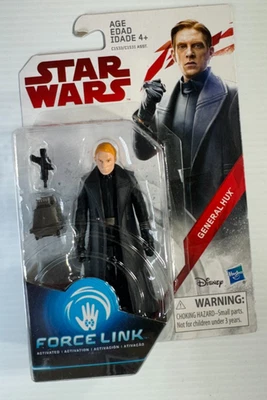 Figura de acción Hasbro Star Wars The Last Jedi General Hux Force Link 3,75" NUEVA Foto 1 de 2