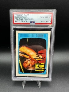 HULK HOGAN PSA/DNA AUTO 10 1985 O-PEE-CHEE WWF #60 HOF ~ RARE - FREE SHIPPING! - Picture 1 of 3