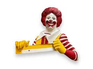 McDonald's Ronald Sign Vintage Retro 1970s 70s from Japan - Picture 1 of 10