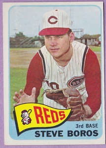1965 Topps #162 Steve Boros Cincinnati Reds - Picture 1 of 2