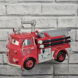 Disney Cars Red The Fire Engine Truck 12" Light Sound Super Charged Moving Eyes - Picture 1 of 20