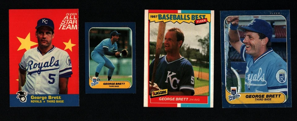 George Brett 1986 1987 Fleer Oddball 棒球卡 — 第 1/1 张图片