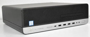 HP Elitedesk 800 G4 SFF PC Desktop i7-8700 3.20GHz 16GB RAM 256GB SSD Gfc GT 730 - Picture 1 of 6