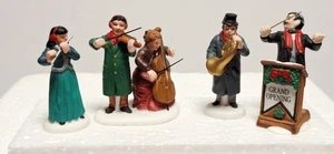 Department 56 Heritage Village "Chamber Orchestra" 4er Set Intro 97 Retired 99 - Bild 1 von 11